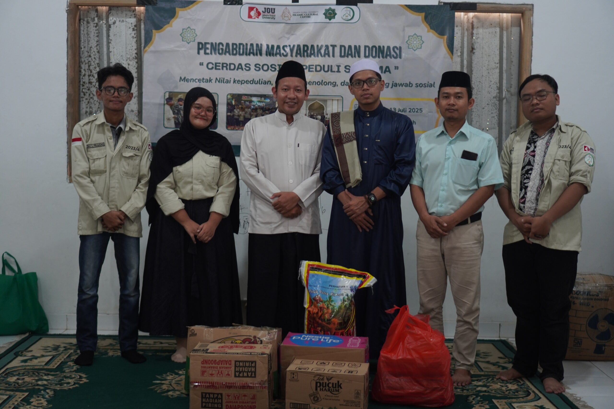 LDK Al-Amin JGU Gelar Pengabdian Masyarakat dan Donasi di Yayasan Al-Aisyah