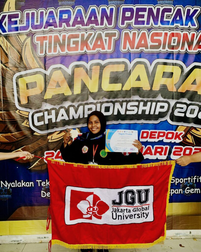 Mahasiswi JGU Raih Juara III Pencak Silat di Pancaran Championship 2025