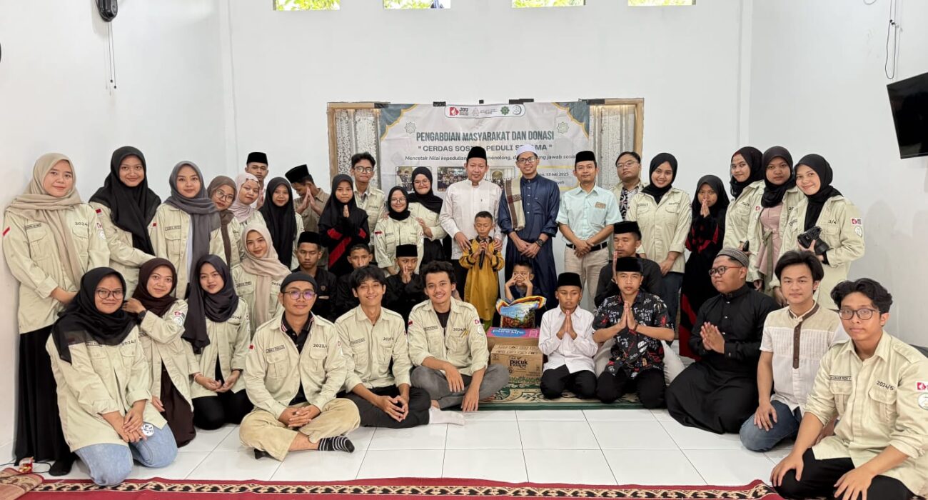 LDK Al-Amin JGU Gelar Pengabdian Masyarakat dan Donasi di Yayasan Al-Aisyah